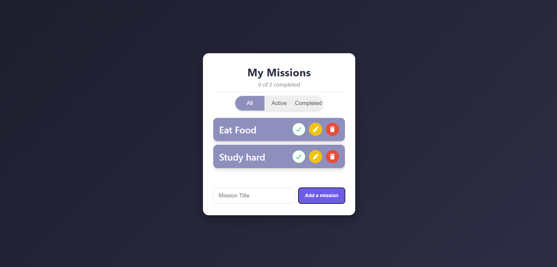 ToDoList App